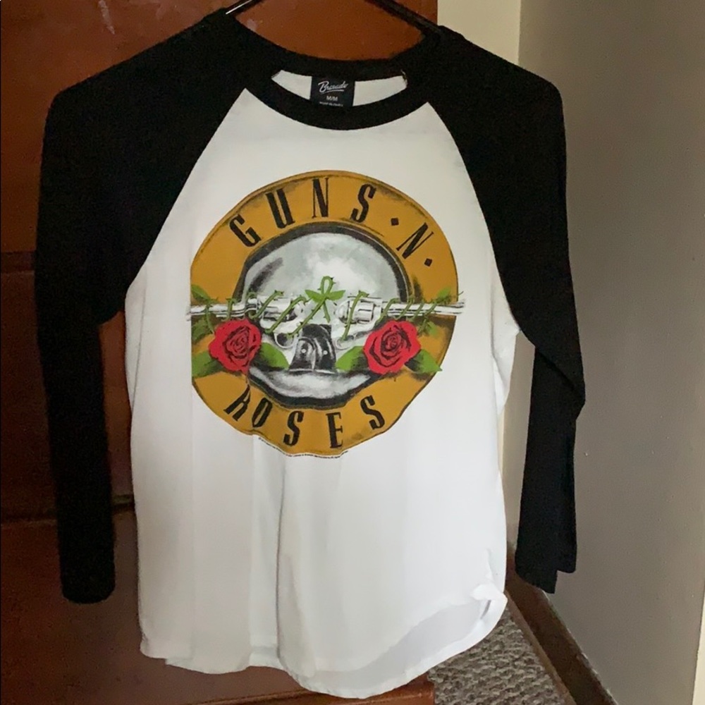 guns n’ roses quarter sleeve shirt